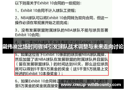 戴伟浚出场时间骤减引发球队战术调整与未来走向讨论 戴伟浚出场时间骤减引发球队战术调整与未来走向讨论